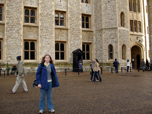 Me outside the Jewel House